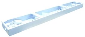 Σκαφάκι Απλό 1Χ36 Κενό Φθορίου INOX G13 DEL1X36 ACA-DEL1X36-Λευκό DEL1X36