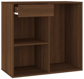 808840 vidaXL Ντουλάπι Καλλυντικών Καφέ Δρυς 80x40x75 εκ. Επεξ. ξύλο