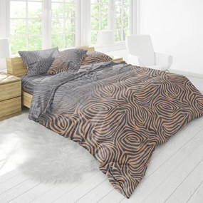 Σεντόνια Ημίδιπλα (Σετ) Anna Riska Premium 5007 Γκρι,Μπεζ ΧΩΡΙΣ ΛΑΣΤΙΧΟ 180x270