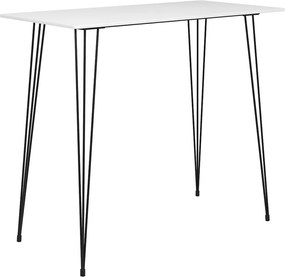 vidaXL Σετ Επίπλων Μπαρ 7 Τεμαχίων Λευκό &amp; Μαύρο