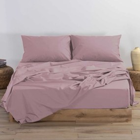 Σεντόνι Μονό Επίπεδο (170x270) Nef-Nef Homeware Basic Ροζ