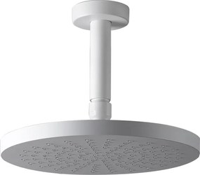 Almar E044075+R50813 White Matt - Κεφαλή Ντους με Βραχίονα Οροφης