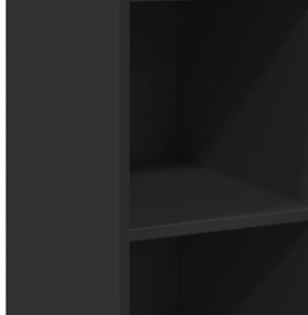 vidaXL Ντουλάπι Μαύρο 30x41x124 εκ. από Επεξεργασμένο Ξύλο