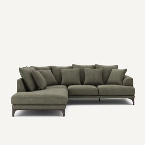 Γωνιακός καναπές από βαμβάκι και λινό, ARMENTO