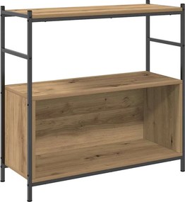 vidaXL Ράφι Βιβλίων 80 x 30 x 78,5 εκ Επεξεργασμένο Ξύλο Artisan Oak