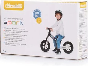 Spark Loopfiets met Lichteffect 12 Inch Junior Green