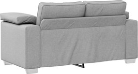 vidaXL Διθέσιος καναπές Σκίουρος Γκρί 160 cm ύφασμα