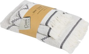 Πετσέτες Μπάνιου (Σετ 3τμχ) Das Home Best Line 0873 Black 450gsm