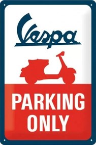 Μεταλλική πινακίδα Vespa Parking Only