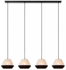 Φωτιστικό Κρεμαστό Lucide 06424-04-73 KALA Τοπέ (Taupe)|Μαύρο Ματ (Black Mat)