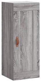 vidaXL Μπουφές Sonoma Γκρι 34,5 x 34 x 180 εκ. από Επεξεργασμένο Ξύλο