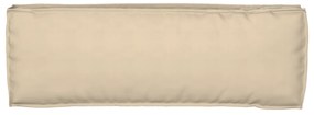 vidaXL Μαξιλάρι Πλατφόρμας για Πάγκο Μπεζ 120x40x8 cm Υφασμα Oxford