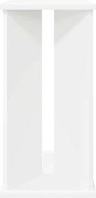 vidaXL End Table Λευκό 35 x 25 x 50 εκ Επεξεργασμένο ξύλο