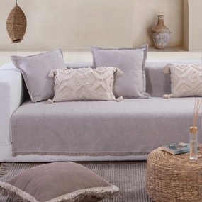 Ριχτάρι Aronia Beige Nef-Nef Three-Seater 170x300cm Cotton-Polyester
