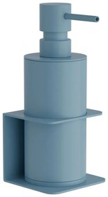 Δοχείο Κρεμοσάπουνου Επιτοίχιο 81-923 7,5x7x19cm Matte Ciel Pam&amp;Co Brass