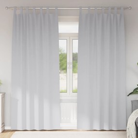vidaXL Κουρτίνες συσκότισης 2 pcs Ανοιχτό Γκρι 225 x 140 εκ.