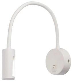 Φωτιστικό Τοίχου - Απλίκα Piper SF126LEDSW Led 3W 3200K 210LM 8X4X44cm White Aca Metal