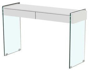 Έπιπλο Εισόδου DKD Home Decor Λευκό Διαφανές 120 x 40 x 76 cm