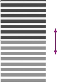 vidaXL Ζέβρα τυφλή Μαύρο Πλάτος υφάσματος 125,9 εκ. Πολυεστέρας
