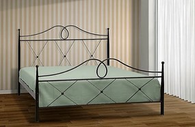 Κρεβάτι  ΑΘΗΝΑ1 για στρώμα 160χ200 υπέρδιπλο με επιλογές χρωμάτων