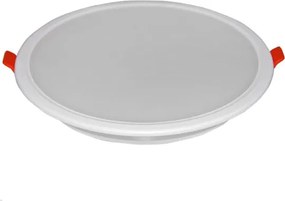 Led panel στρόγγυλο χωνευτό ψευδοροφής 15W 230V 3000k θερμό λευκό φως 1275lumen δέσμης 120°