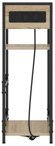 vidaXL Κομοδίνο Sonoma Δρυς 40 x 27 x 76 εκ Επεξεργασμένο ξύλο