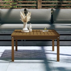 Τραπέζι Κήπου Μελί 82,5x82,5x45 εκ. από Μασίφ Ξύλο Πεύκου - Καφέ