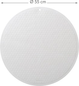 Rubelle Αντιολισθητικό Πατάκι Φ55cm White Sealskin