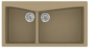 Sanitec Classic 326 Metallic Cream Ένθετος Νεροχύτης