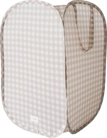 3Sprouts Καλάθι για τα άπλυτα, Gingham beige