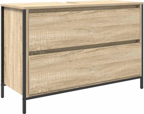 vidaXL Σετ Επίπλων Μπάνιου 3 pcs Δρύς Sonoma Επεξεργασμένο ξύλο