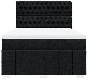 ΚΡΕΒΑΤΙ BOXSPRING ΜΕ ΣΤΡΩΜΑ ΜΑΥΡΟ 160X200 ΕΚ. ΥΦΑΣΜΑΤΙΝΟ 3294028