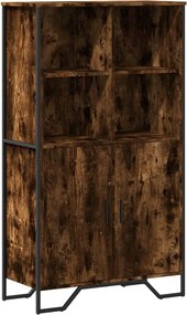 vidaXL Ντουλάπι Καπνιστή Δρυς 79,5x35,5x137,5 εκ. Επεξεργασμένο Ξύλο