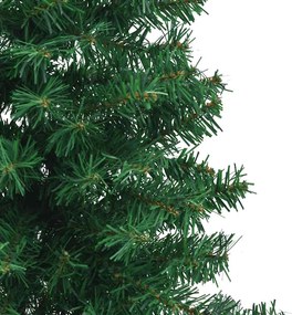 vidaXL Τεχνητά χριστουγεννιάτικα δέντρα PVC, Steel Green