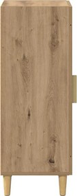 vidaXL Πλαϊνό γραφείο Artisan Oak 34.5 x 32.5 x 90 εκ.