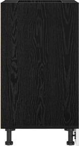 vidaXL Βάση Ντουλάπας Κουζίνας Μαύρη δρυς 40 x 44,5 x 81,5 εκ.