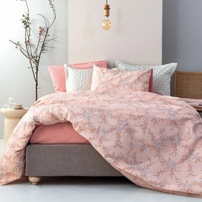 Σεντόνια Υπέρδιπλα (Σετ) Palamaiki Fashion FL6263 Σομόν ΧΩΡΙΣ ΛΑΣΤΙΧΟ 240x260