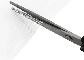 vidaXL Σίτα εντόμων Λευκό 112 x 500 cm Γυαλί-Ίνα