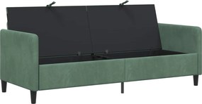vidaXL Καναπές με Αποθήκευση Θαλασσί 192 x 78 x 87 εκ. Πολυεστέρας