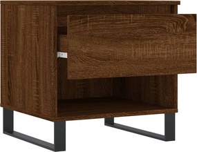 vidaXL Τραπεζάκια Σαλονιού 2 τεμ. Καφέ Δρυς 50x46x50 εκ. Επεξ. Ξύλο