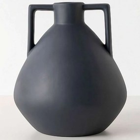 Βάζο 963DNL1219 22x22x27cm Anthracite Aberto Design Ceramic
