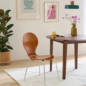 Σετ 2 στοιβαζόμενων καρεκλών Lenon