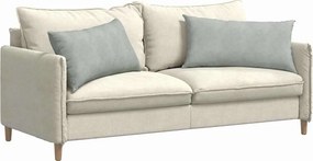 vidaXL Μαξιλάρι Καναπέ 2 pcs Ανοιχτό γκρι 80 x 40 cm