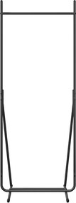vidaXL Ράφι Ρούχων Μαύρο 62 x 48 x 158 εκ. Ατσάλι