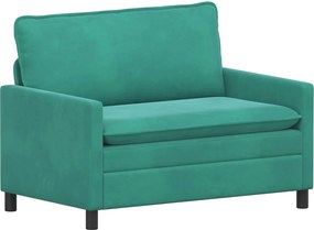 vidaXL Σετ Καναπέ 2 pcs Τιρκουάζ Βελούδο