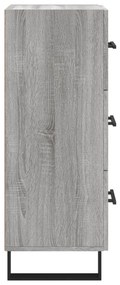 vidaXL Ντουλάπι Γκρι Sonoma 34,5x34x90 εκ. από Επεξεργασμένο Ξύλο