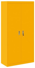 vidaXL Ντουλάπι αποθήκευσης 2 pcs Χαμομηλί κίτρινο 90 x 40 x 180 cm