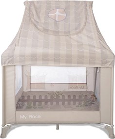 PLAYPEN MY PLACE WITH ROOF BEIGE