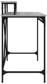 vidaXL Γραφείο Γκρι Sonoma 100x50x90 εκ. από Επεξεργασμένο Ξύλο