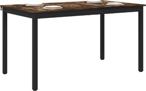 vidaXL Τραπεζαρίες 140 x 80 x 75 cm ΜΕΤΑΛΛΟ